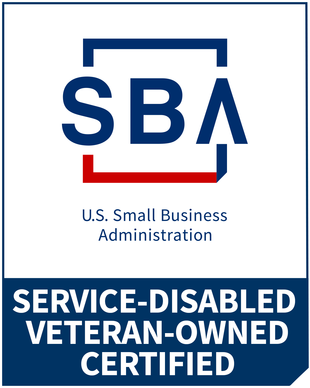 SBA-certified Service-Disabled Veteran-Owned Small Business