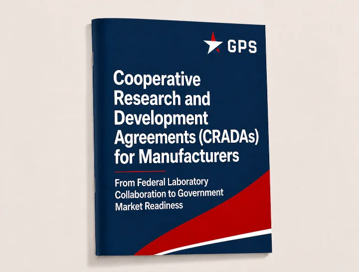 CRADA guide for manufacturers cover