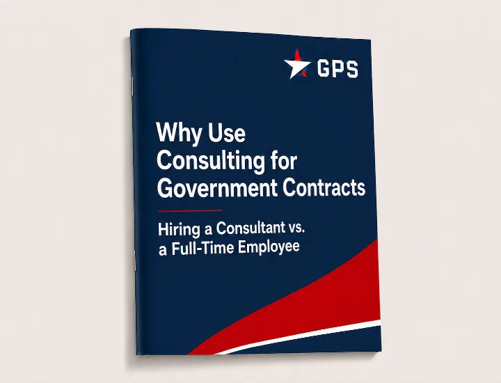 Government contracting consultant versus employee guide cover