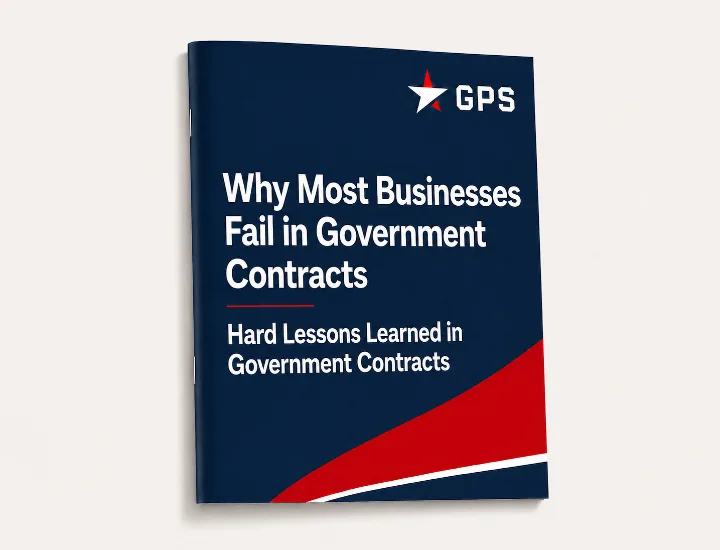 Why small businesses fail at government contracting guide cover